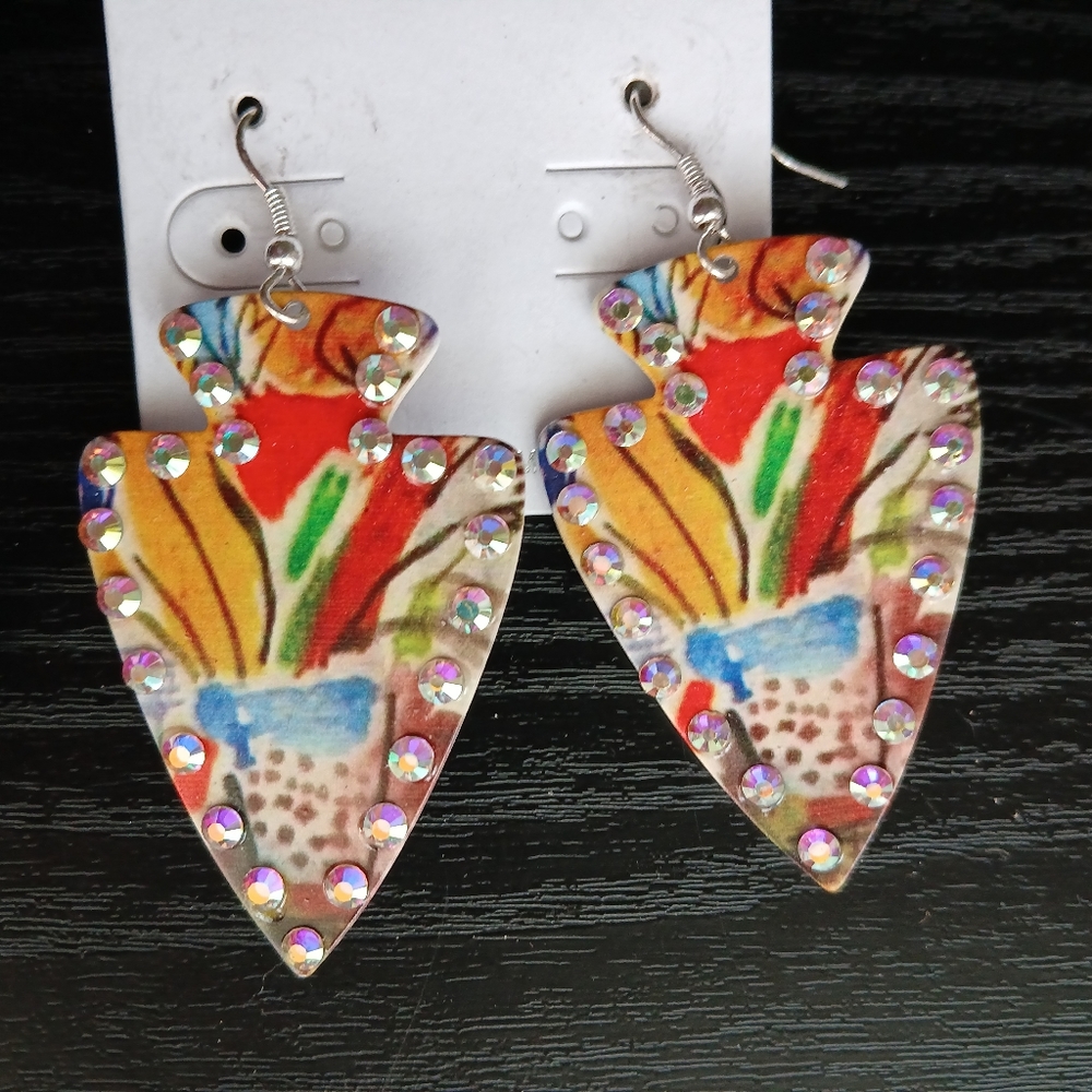 💎 BUNDLE Women's Costume Jewelry Earrings Lot of Two - Picture 2 of 4